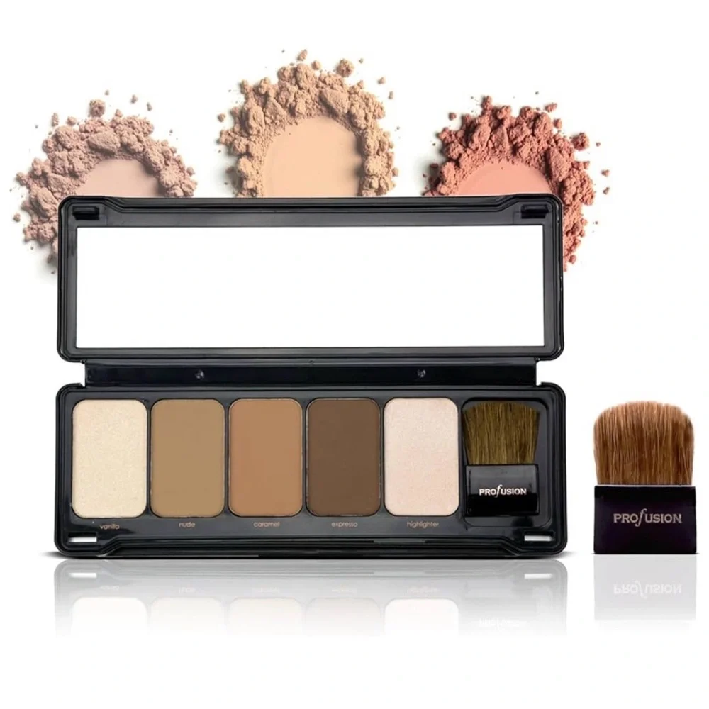 Profusion Cosmetics 5-Color Contour & Highlighter Palette